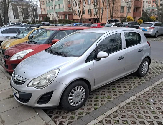 wrocław Opel Corsa cena 18500 przebieg: 78822, rok produkcji 2011 z Wrocław